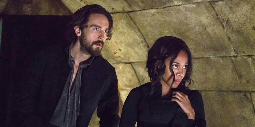 Tom Mison's Ichabod and Nicole Beharie's Abbie in 'Sleepy Hollow.'