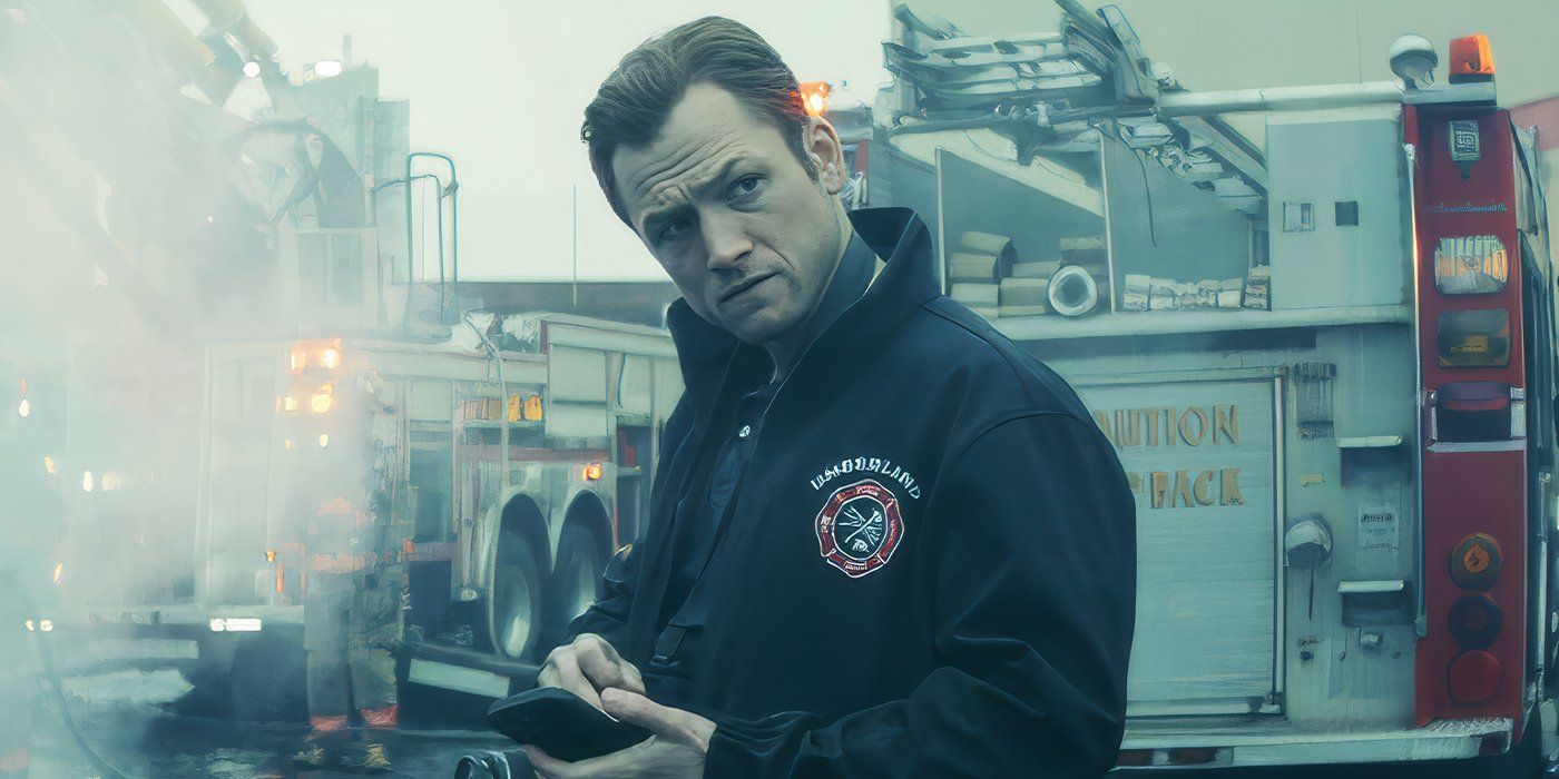 Taron Egerton as Dave Gudsen in Smoke.