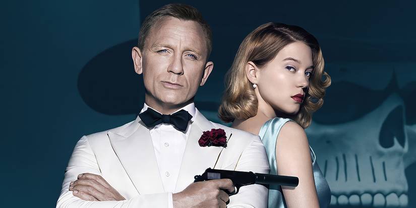 Daniel Craig & Léa Seydoux in character on the Spectre poster