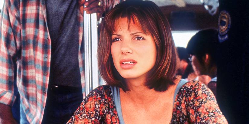 Sandra Bullock as Annie driving the bus in 'Speed'