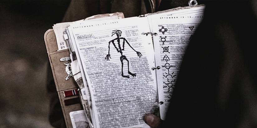 The Wendigo as it appears in John Winchester's journal on 'Supernatural'