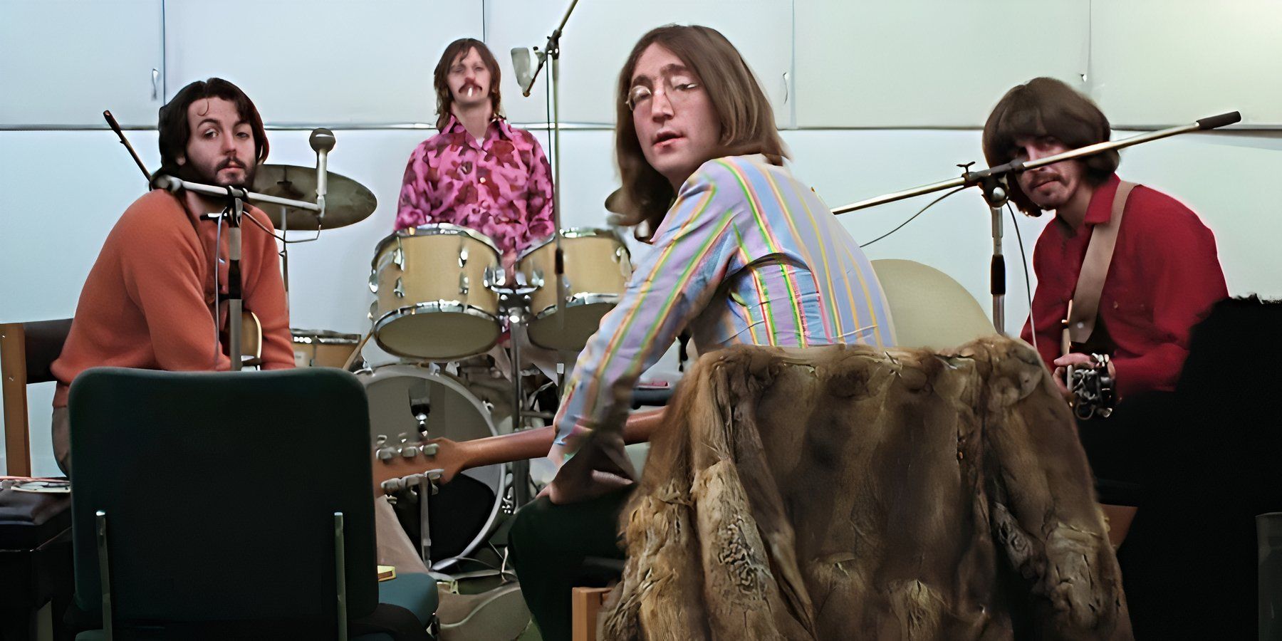 The Beatles from the 2021 documentary Get Back