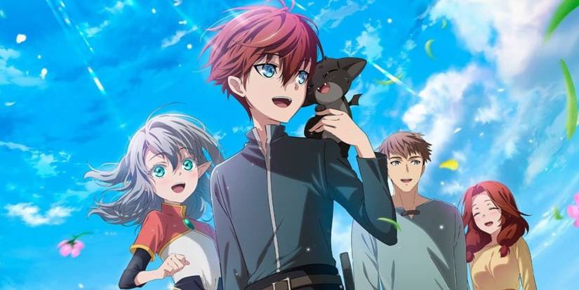 Beginning After the End cast smiling against a blue sky