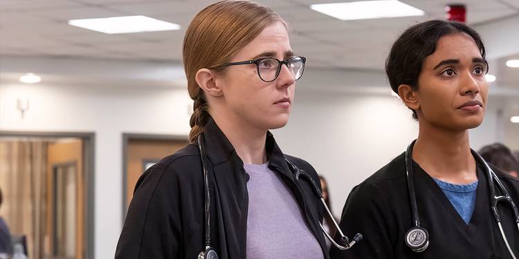 Taylor Dearden as Dr. Mel King in The Pitt