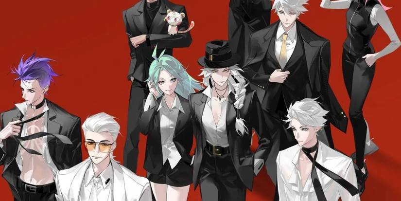 A new keyframe for 'To Be Hero X', featuring the characters in their snazziest ensembles.