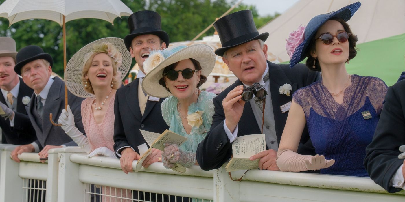 The cast of the final Downton Abbey movie