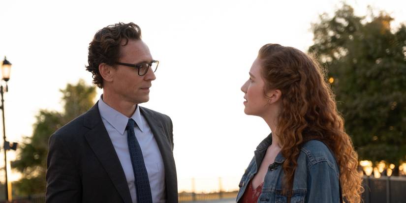 Tom Hiddleston's Chuck and Annalise Basso's Janice are caught up in a heavy argument