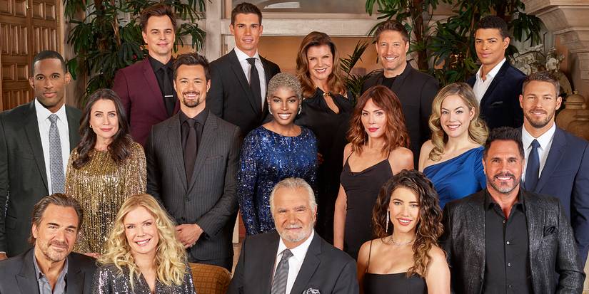 The Bold and the Beautiful cast celebrating its 35th anniversary