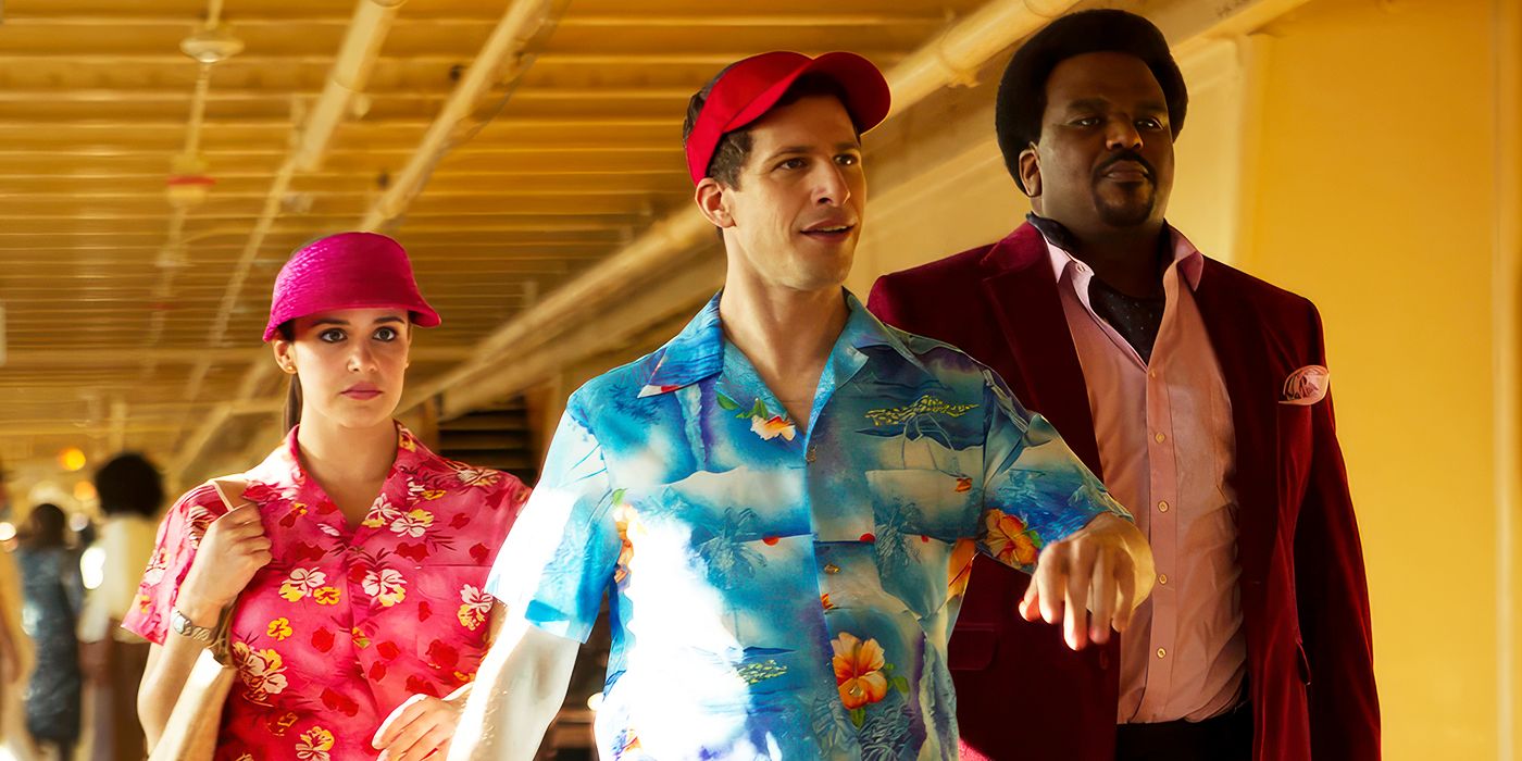 The cast of Brooklyn Nine-Nine on a cruise.