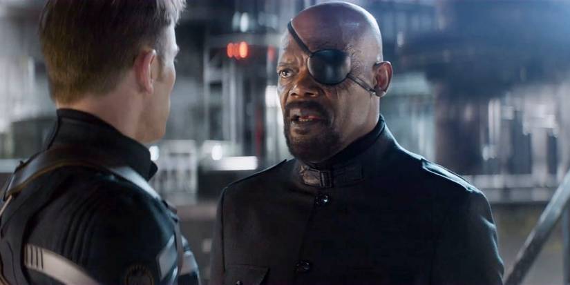 Samuel L. Jackson as Nick Fury in Captain America: The Winter Soldier (2014)