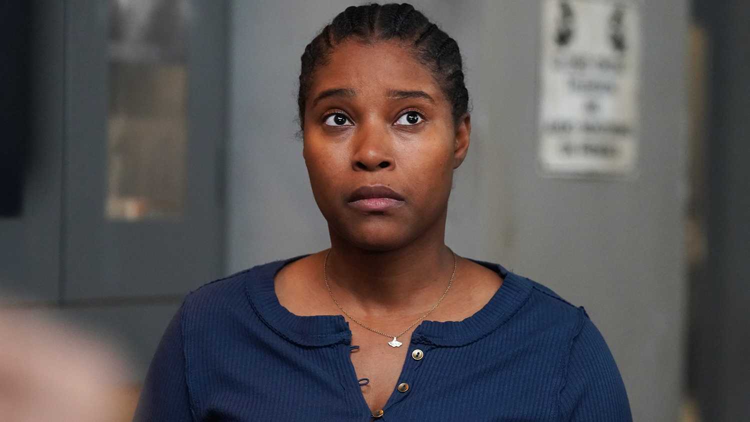 Toya Turner's Kiana Cook looking stressed in Chicago P.D.