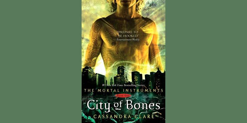 The front cover of City of Bones by Cassandra Clare