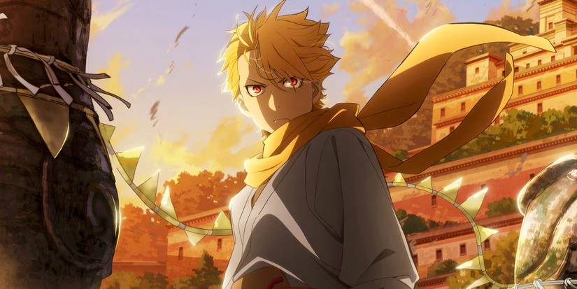 A young warrior with the wind blowing around him in Daemons of the Shadow Realm