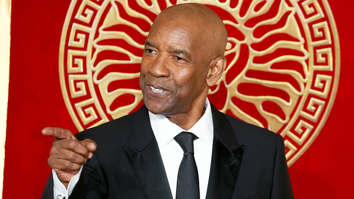 Denzel Washington on the red carpet for Gladiator II