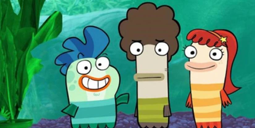Milo, Oscar, and Bea from 'Fish Hooks.'