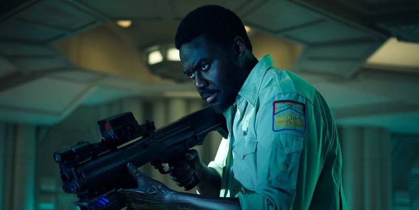 Babou Ceesay as Morrow in 'Alien: Earth.'