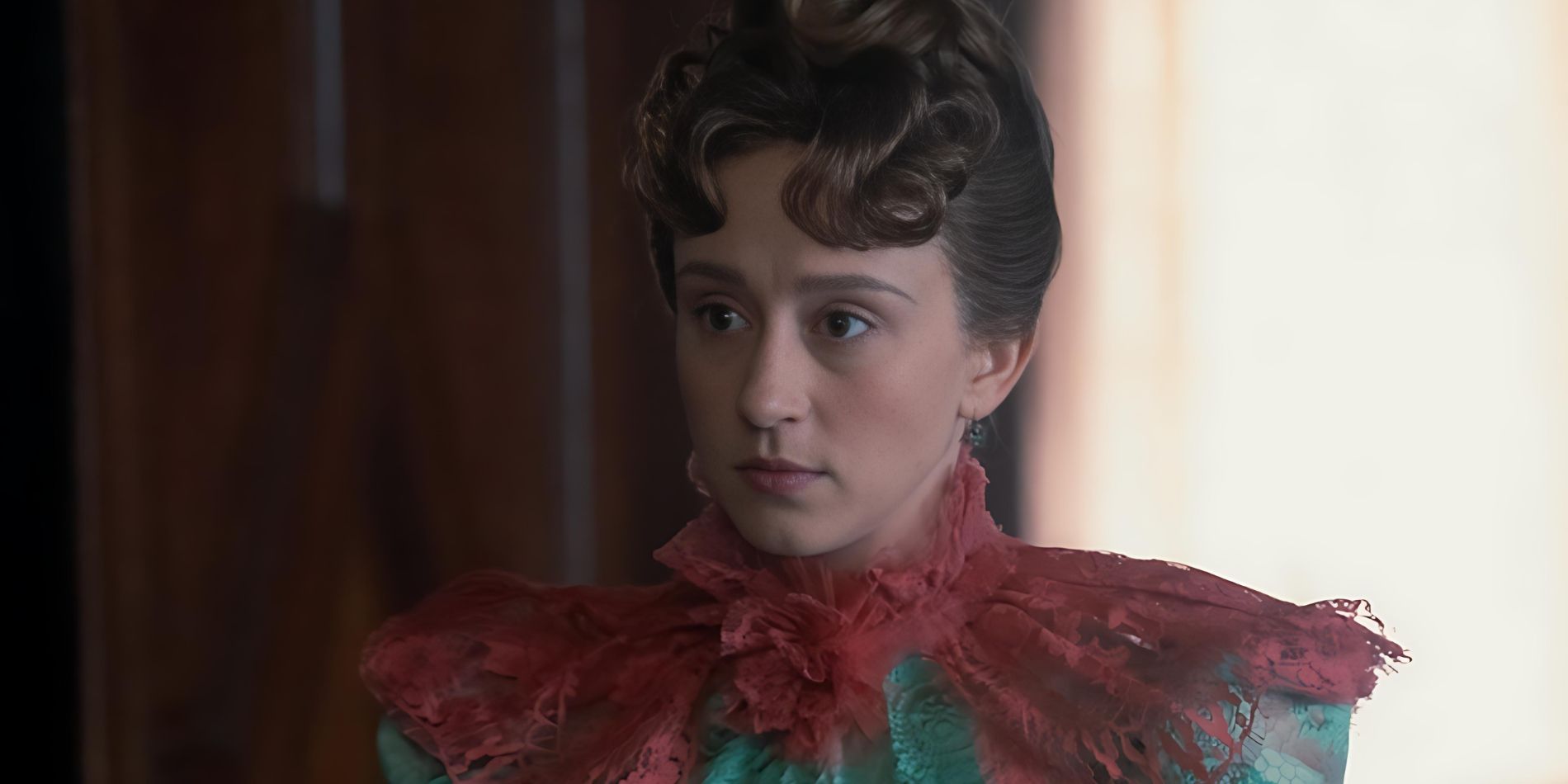 Gladys (Taissa Farmiga) in The Gilded Age Season 3 Episode 5