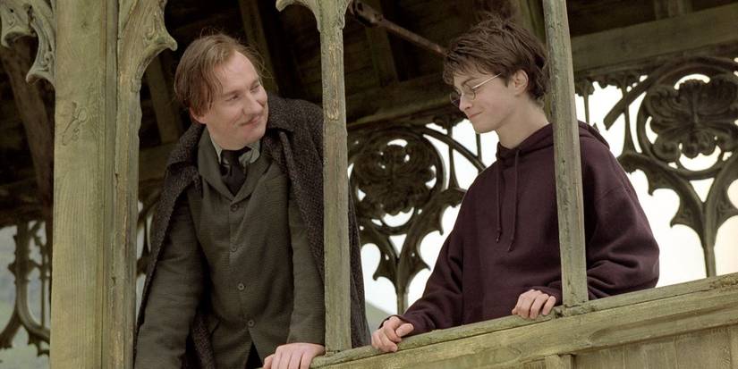 David Thewlis and Daniel Radcliffe in 'Harry Potter and the Prisoner of Azkaban'
