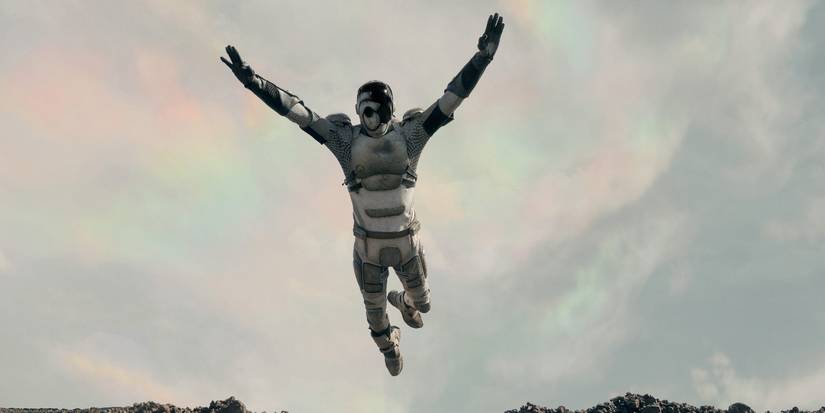 Murderbot diving into action in Episode 9