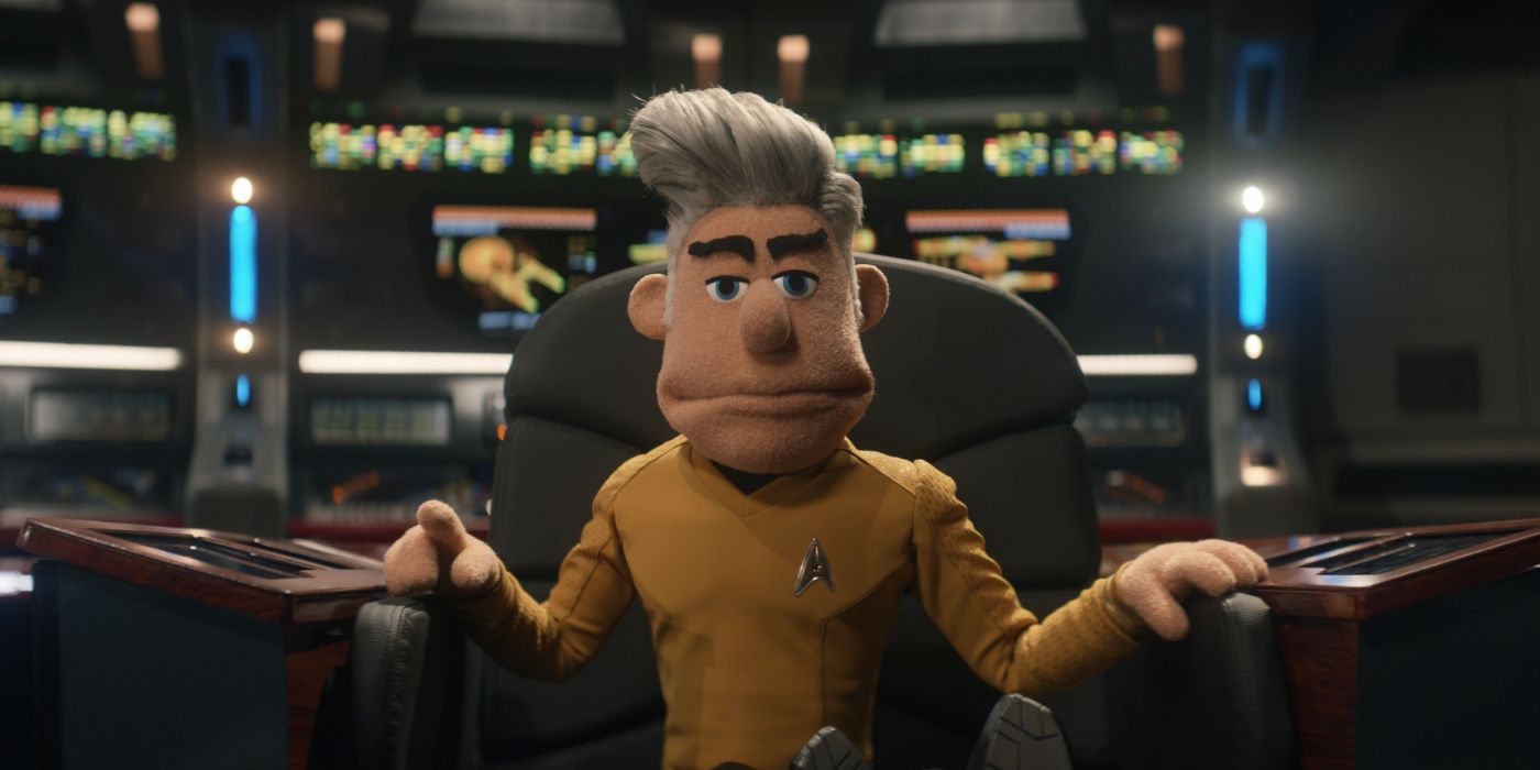 a puppet of anson mount's pike for star trek strange new worlds season 4