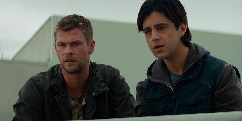 Chris Hemsworth and Josh Peck in Red Dawn (2012)