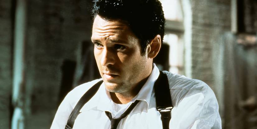Michael Madsen looking intently in Reservoir Dogs
