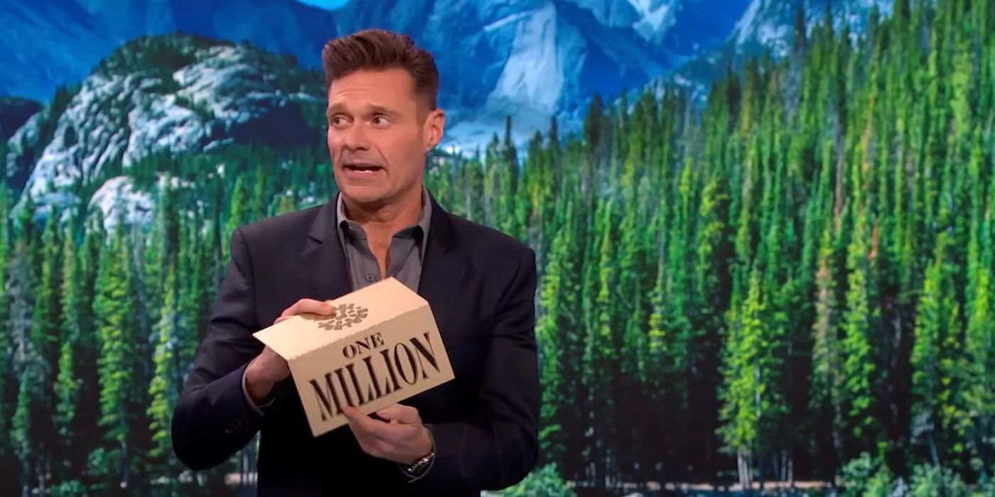 Ryan Seacrest shows off the million dollar envelope on 'Wheel of Fortune'