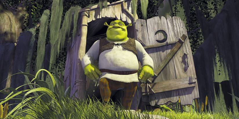 Shrek in the first Shrek movie.