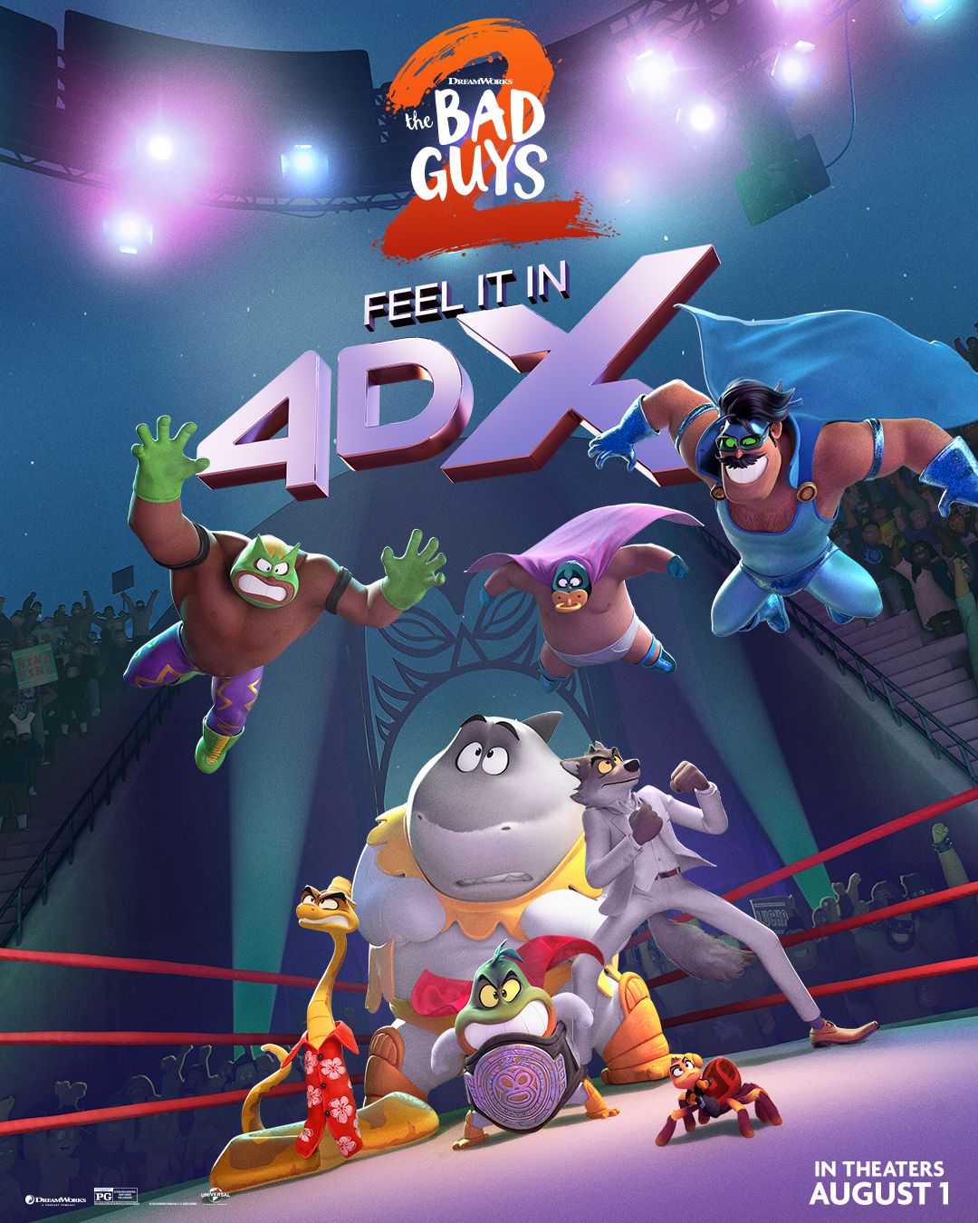 The Bad Guys 2' Goes WWE in New 4DX Poster [Exclusive]