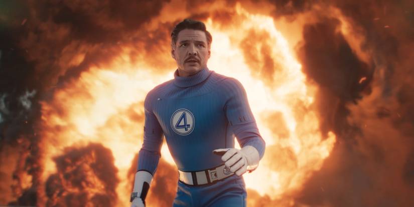 Pedro Pascal as Reed Richards in The Fantastic Four: First Steps