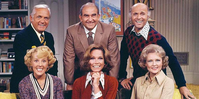 The cast of 'The Mary Tyler Moore Show' together