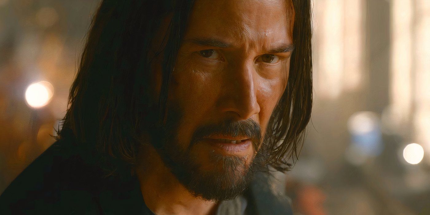 Keanu Reeves as Neo in The Matrix Resurrections