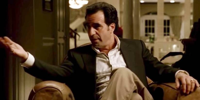 Little Carmine says "whatever happened there" casually during a sit-down in Kaisha, The Sopranos Season 6