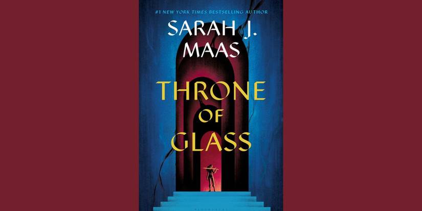The front cover of Throne of Glass by Sarah J. Maas