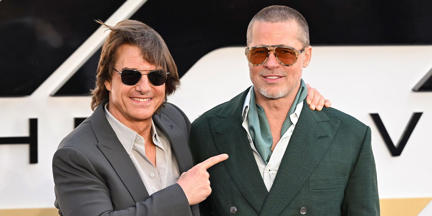 Tom Cruise and Brad Pitt F1 premiere