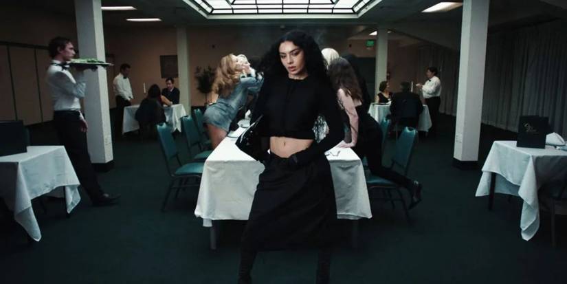 Charli XCX in her music video 360