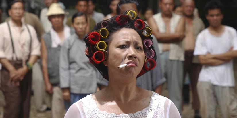 Yuen Qiu as the Landlady in Kung Fu Hustle