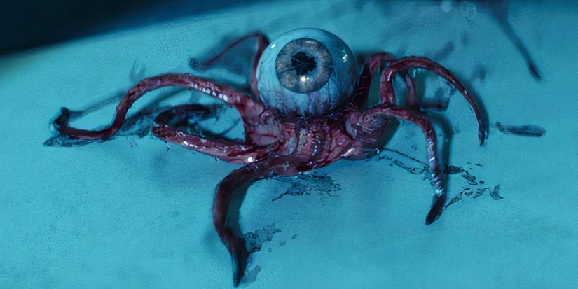 An octopus-like creature with an eye for a head in 'Alien: Earth.'