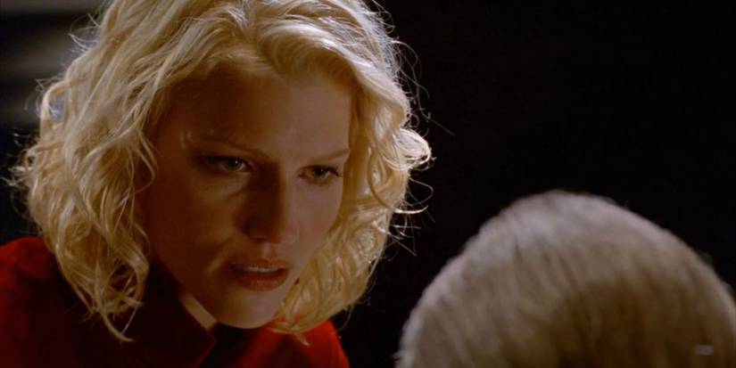 Number Six (Tricia Helfer) in 'Battlestar Galactica' miniseries (2003)