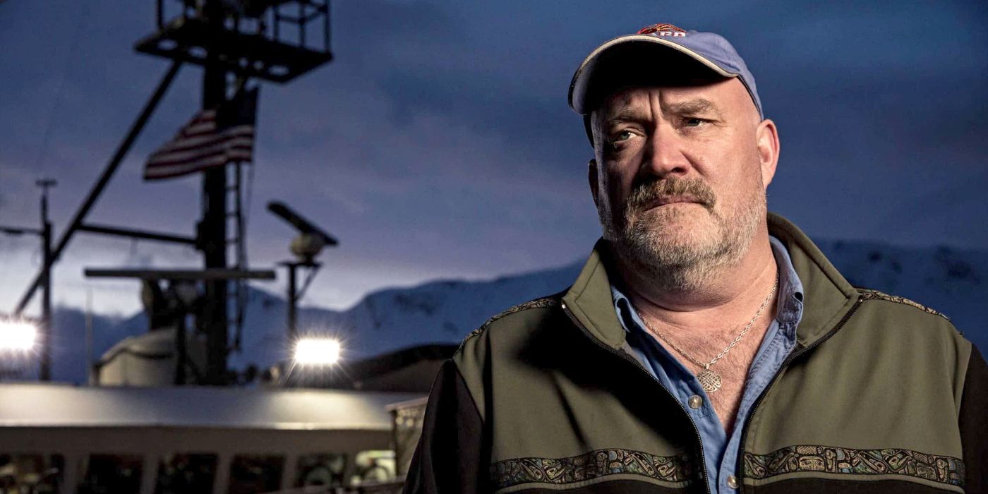 Captain Keith Colburn looking pensive in a promotional image for 'Deadliest Catch'