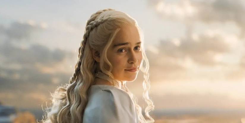 Emilia Clarke as Daenerys Targaryen in Game of Thrones