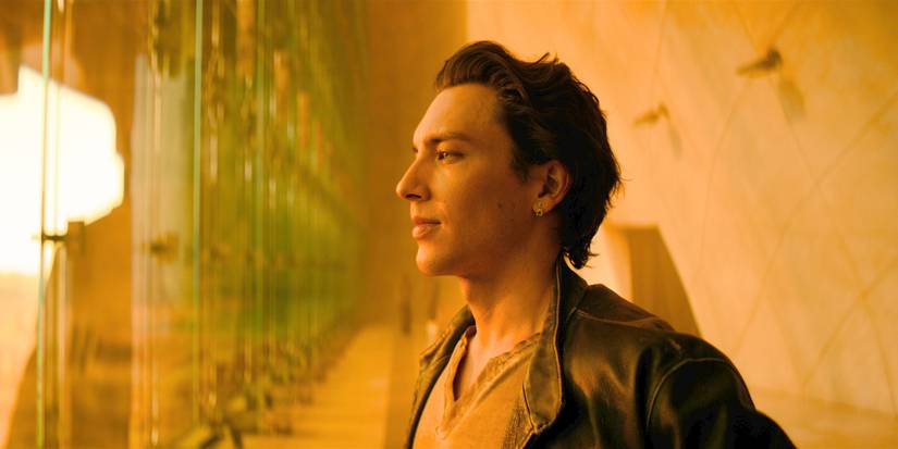 Toran Mallow looking out a wall of windows in Foundation Season 3 Episode 5