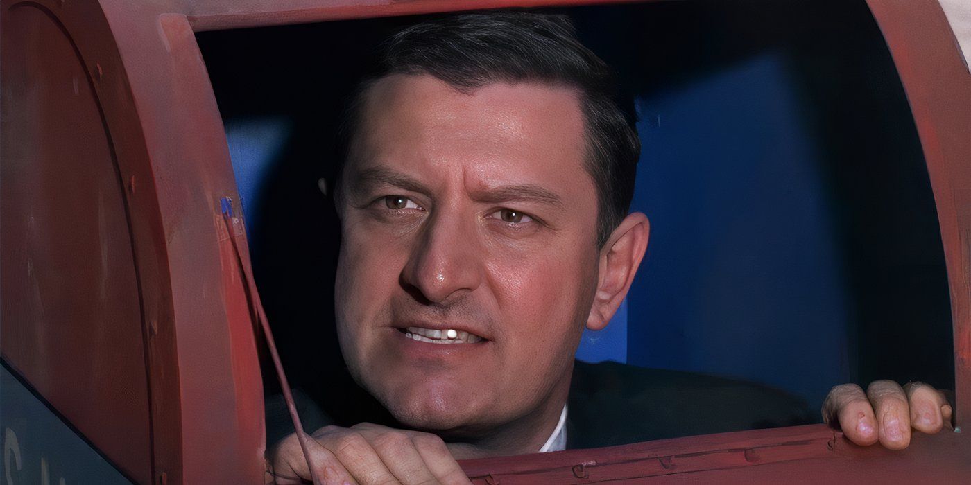 David Ketchum in a mailbox in Get Smart
