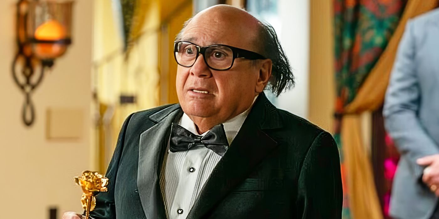 Danny DeVito's Frank looking worried in It's Always Sunny in Philadelphia