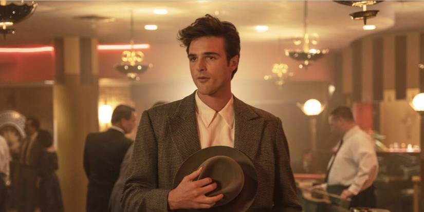 Jacob Elordi inside a casino in On Swift Horses.