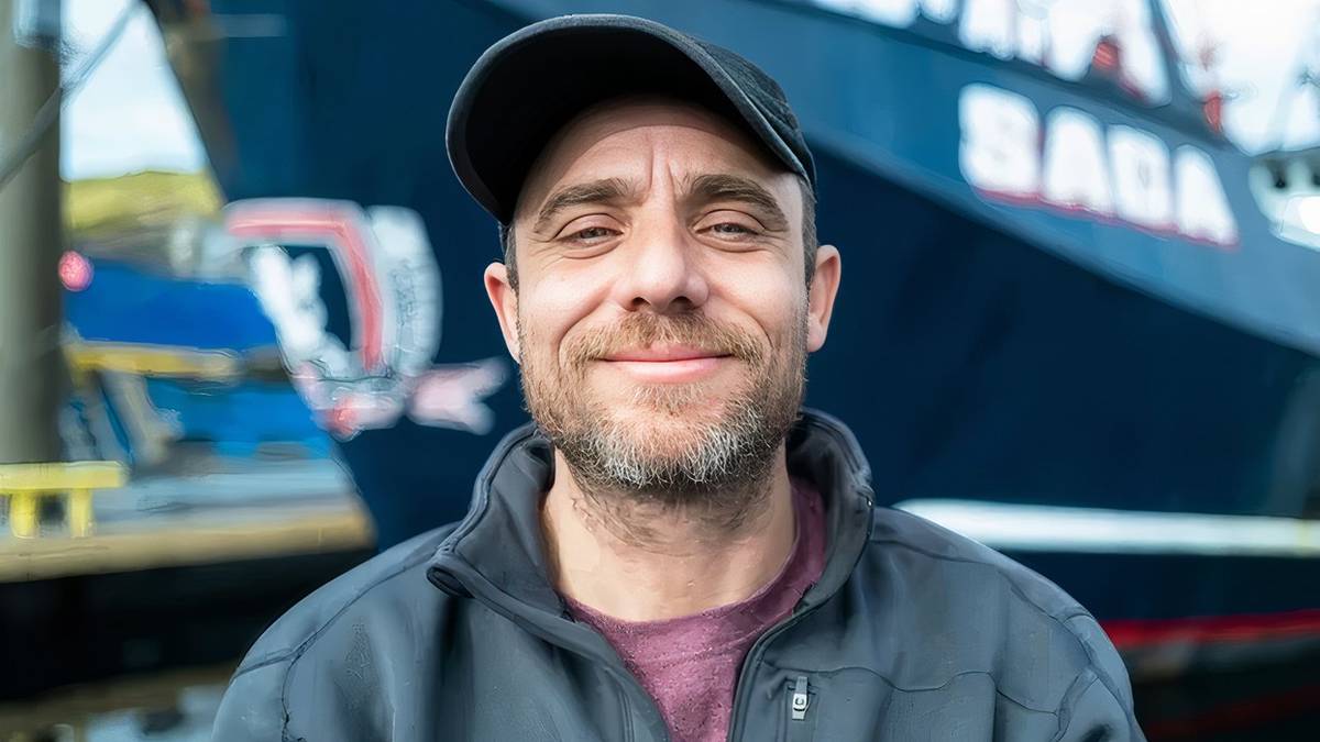 Captain Jake Anderson smiling on Deadliest Catch