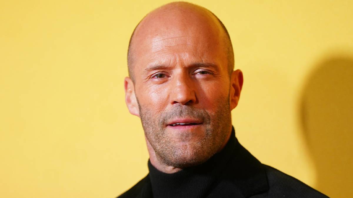 Jason Statham on the red carpet for The Beekeeper (2024)