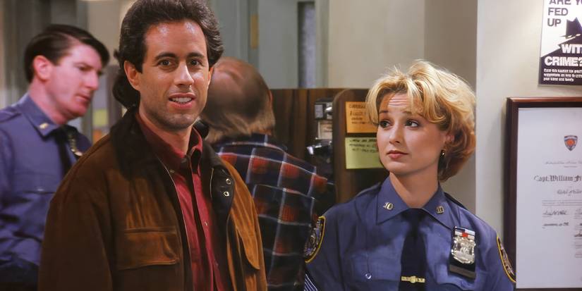 Jerry Seinfeld and Katherine LaNasa in Seinfeld