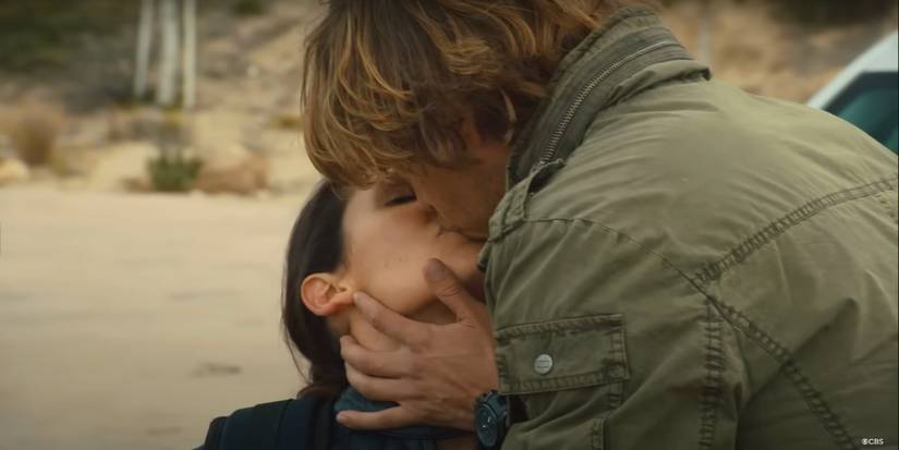 Eric Christian Olsen and Daniela Ruah in a Season 4 scene of NCIS: Los Angeles.