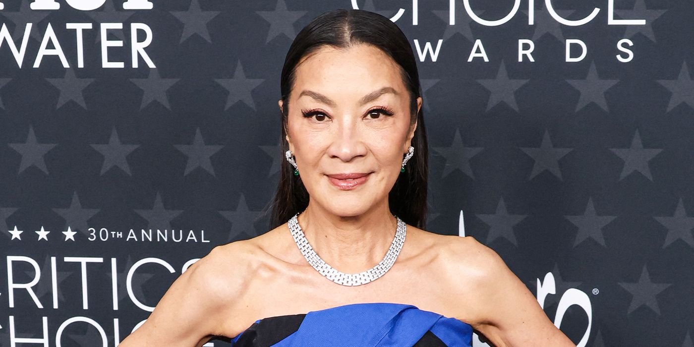 Michelle Yeoh on the red carpet during the Critics Choice Awards